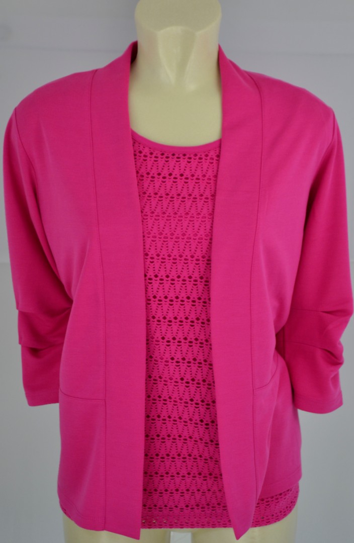 3/4 Arm Jäckchen in beere