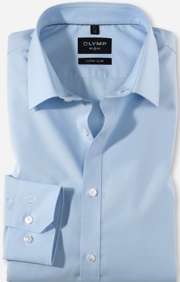 No.Six super slim Hemd in hellblau