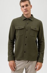 Sweat Overshirt in oliv