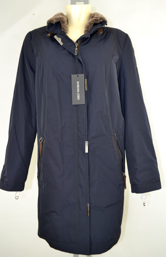 Warmer Outdoor Kurzmantel in Night Blue