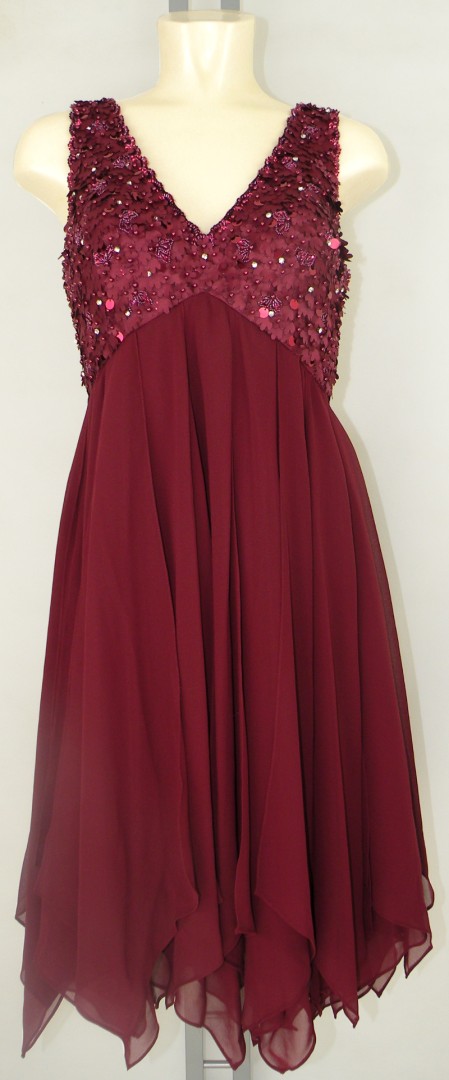Cocktailkleid in deep red
