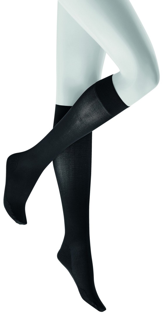 WARM UP 60 Kniestrumpf in black