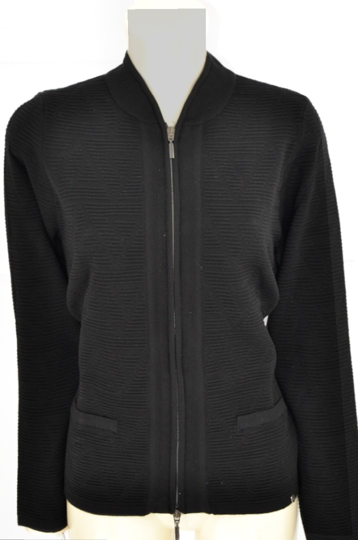 Blazer - Strickjacke in uni schwarz