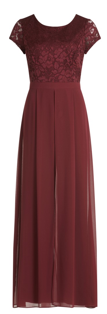 Jumpsuit in deep wine