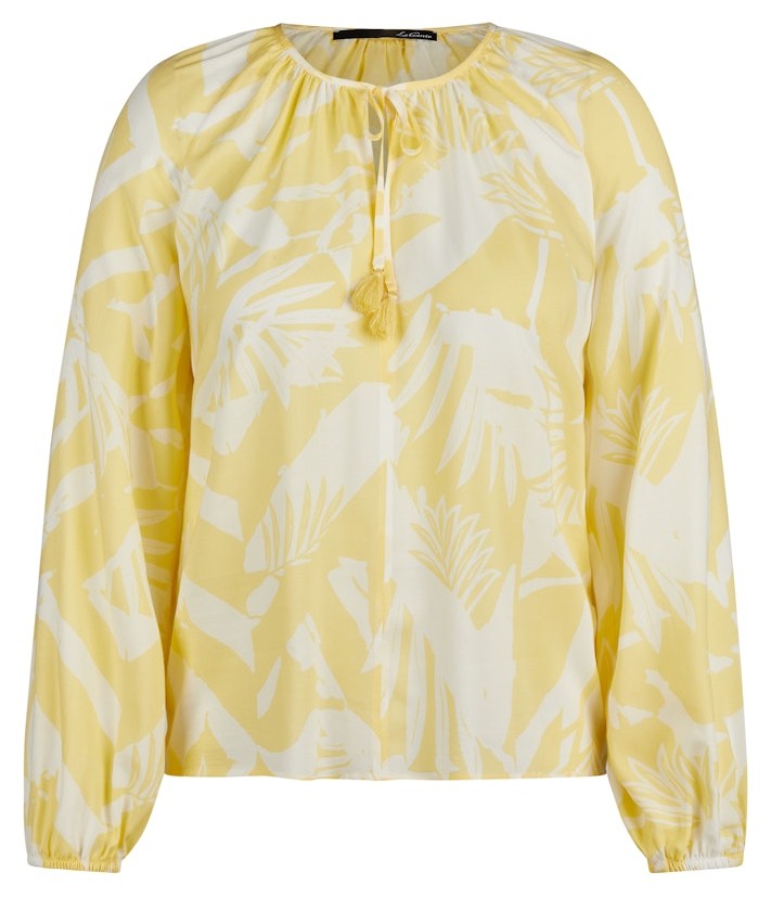 Blusenshirt in narzisse gemustert