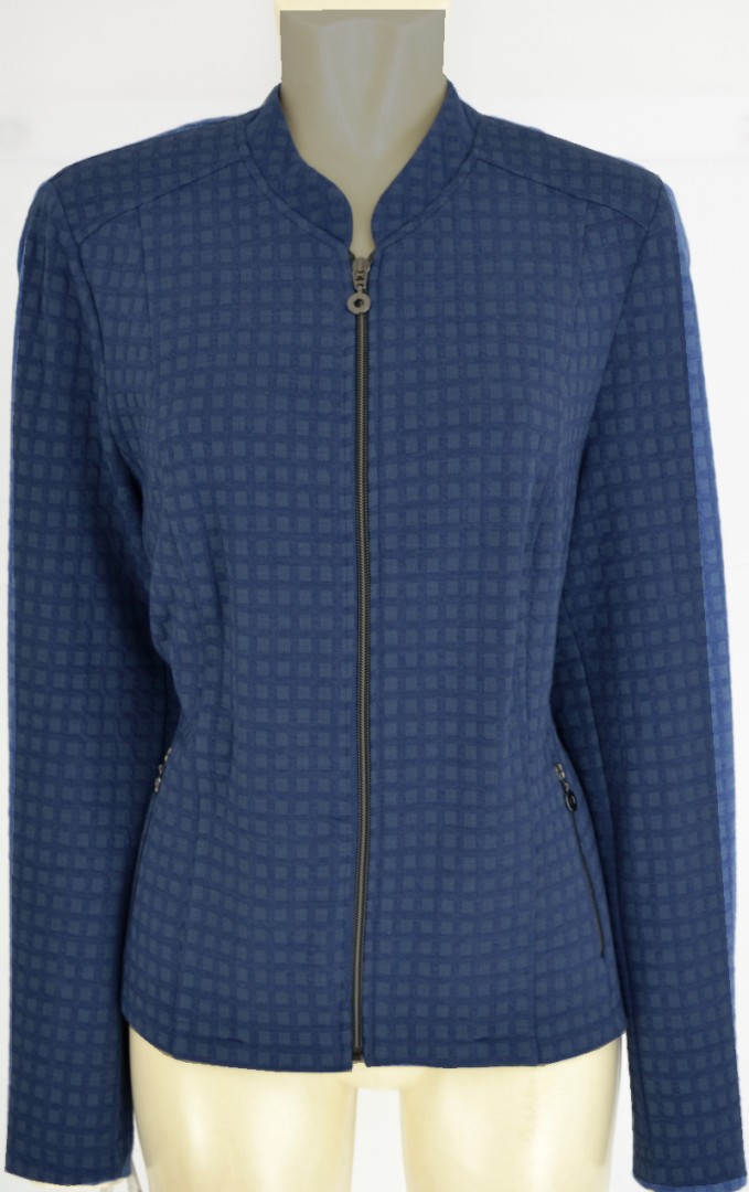 Jersey Blazer-Jacke in denim