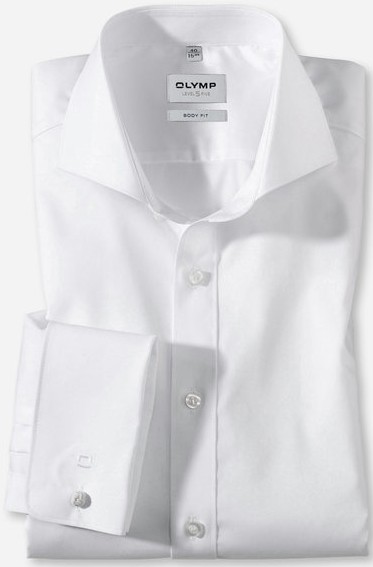 Hemd in weiß mit Umschlag Manschette