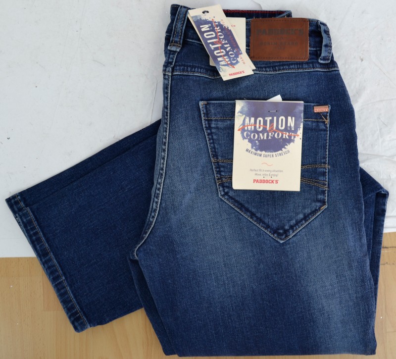 JEANS BEN in low rise blue