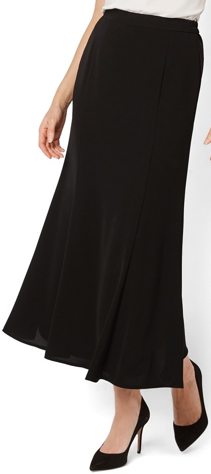 8 -Bahnen Godet Rock in schwarz