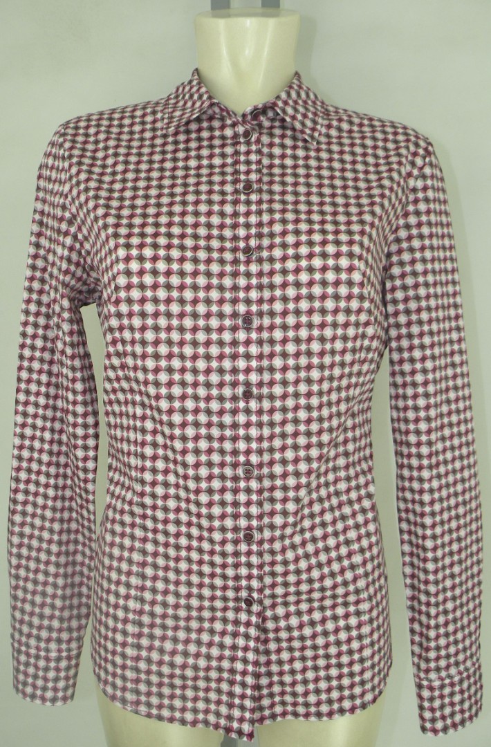 1/1 Arm Bluse mit grafischem Print