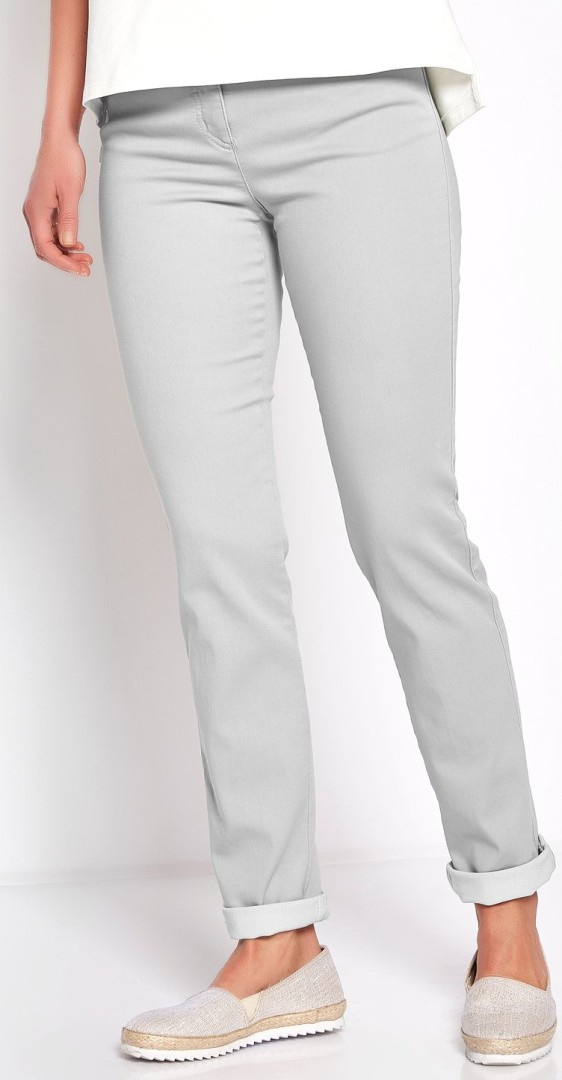 Freizeithose "Meine beste Freundin" in silbergrau