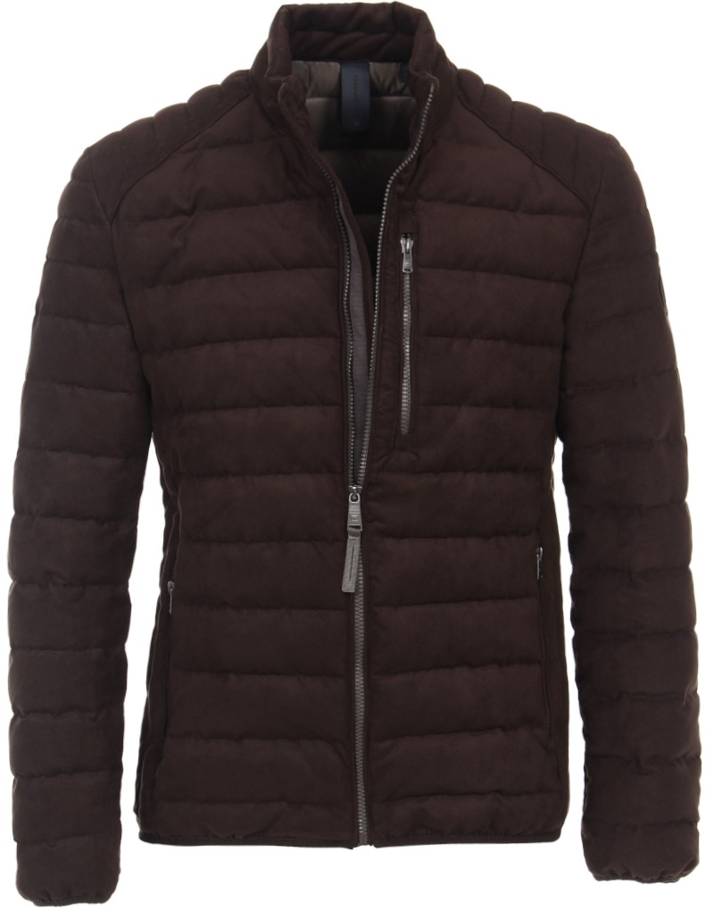 Warme Outdoor Steppjacke in brown