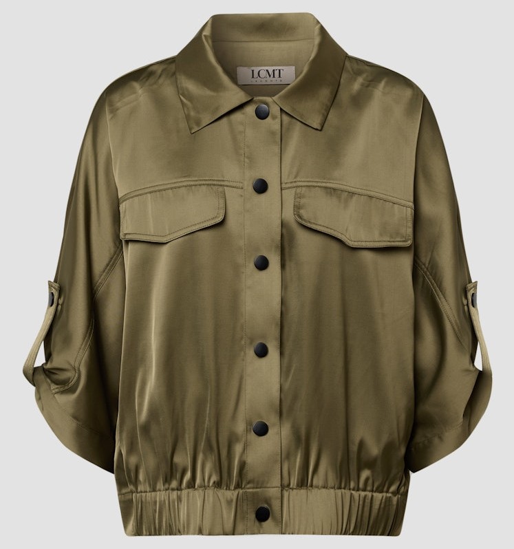 Blouson Jacke in olive