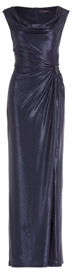 Ballkleid lang in night sky mit Glanz