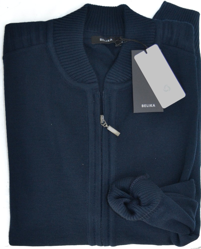 Strickjacke in marine blau