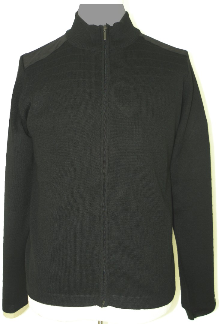 Strickjacke Cardigan in Schwarz