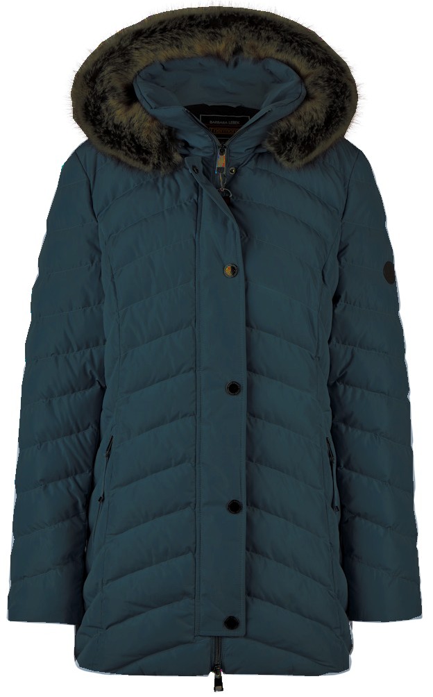 Warme Thermo Steppjacke in türkis