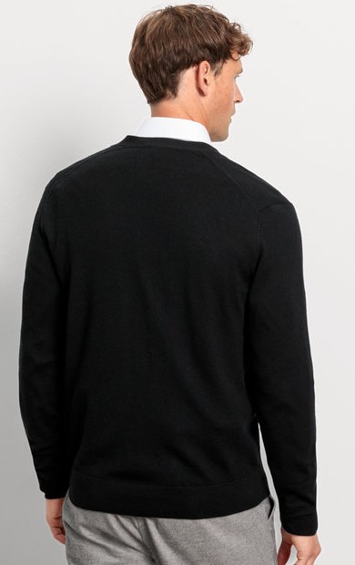 Cardigan Strickjacke in Schwarz