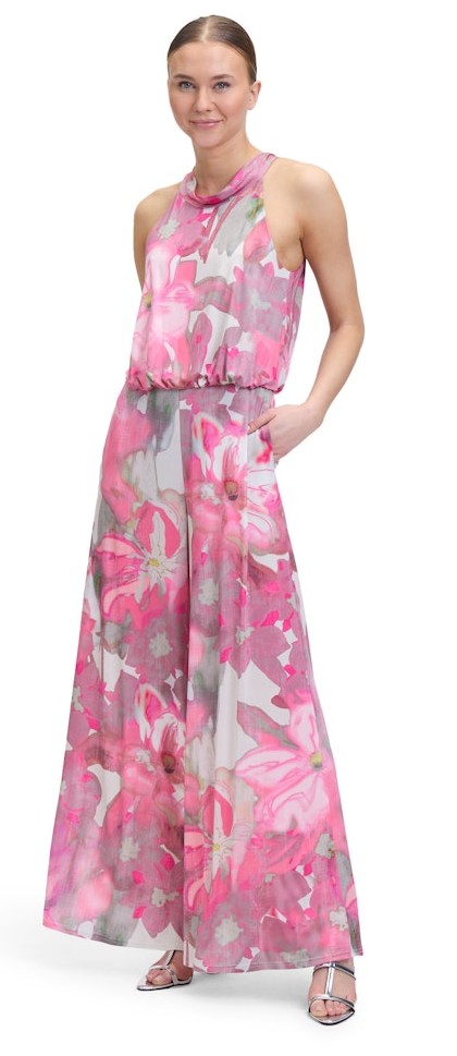 Overall in mehrfarbig mit pink