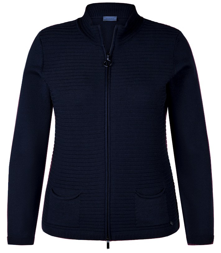 Strickjacke in uni Marine