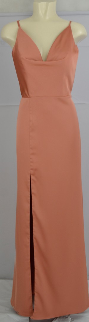 Ballkleid lang in ginger spice