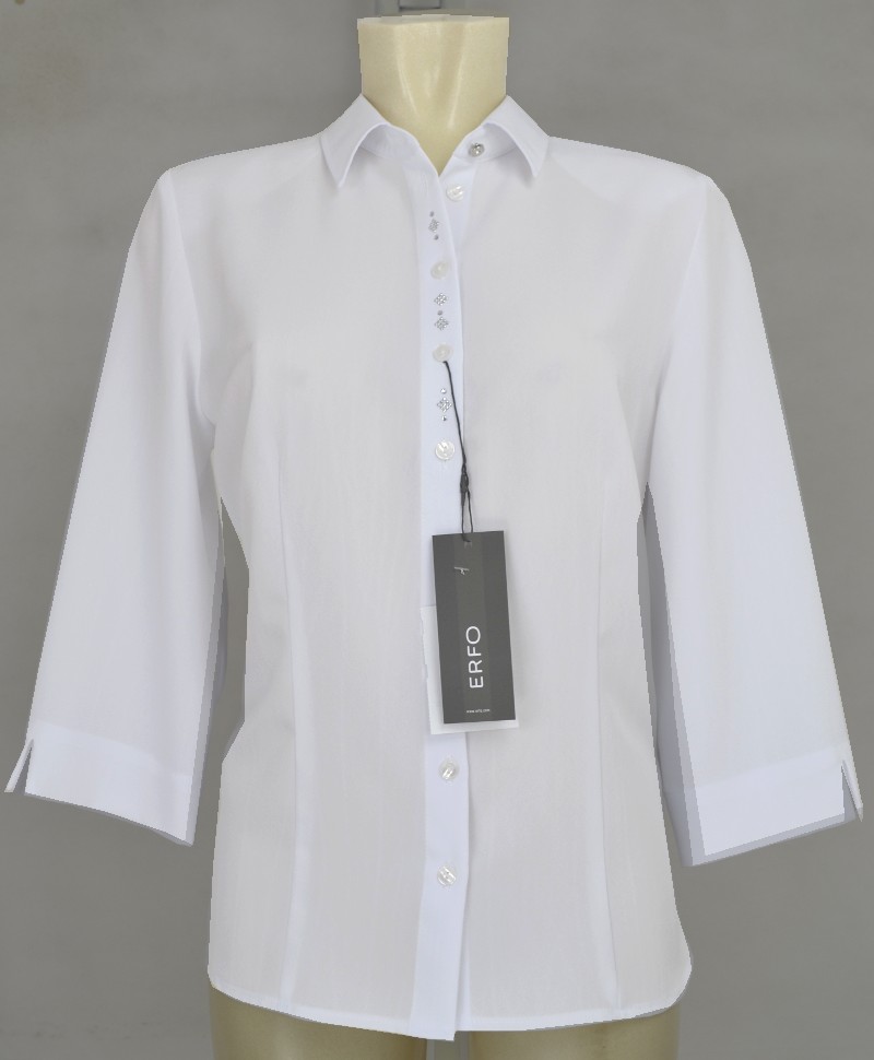 3/4 Arm Bluse in weiß