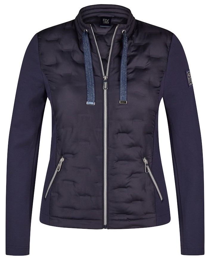 Leichte Outdoorjacke in marine